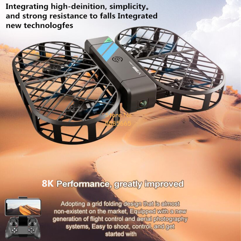 Drone Rc Plegable - 8K HD 카메라 360 ° 보호