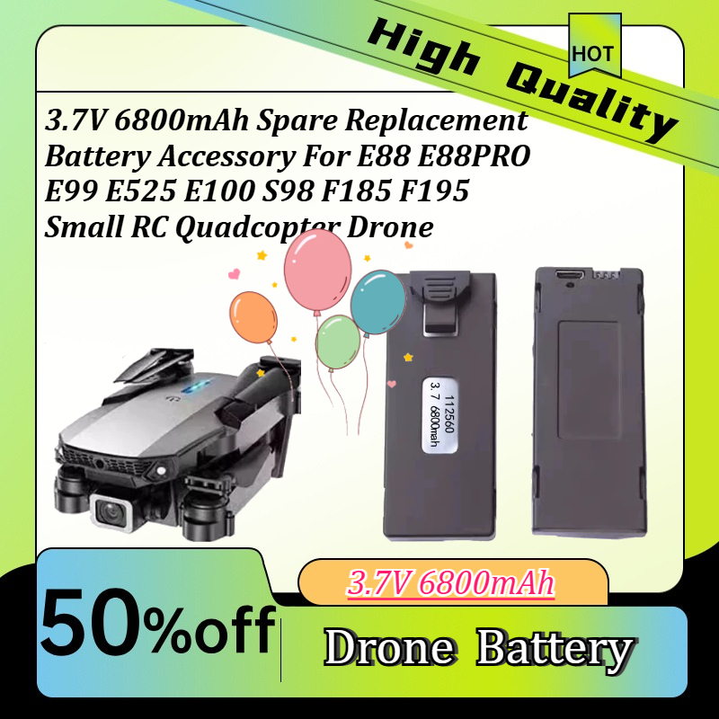 Rc Drone E88 - 3.7V 6800mAh E88 E88PRO E99 E525
