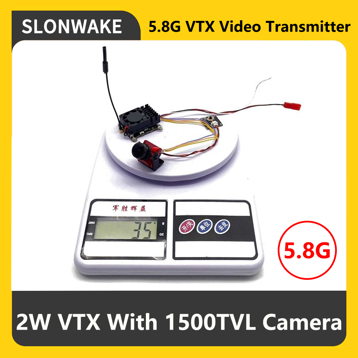 Receiver Rc Drone - SLONWAKE 5.8G 2000mW FPV VTX 송신기