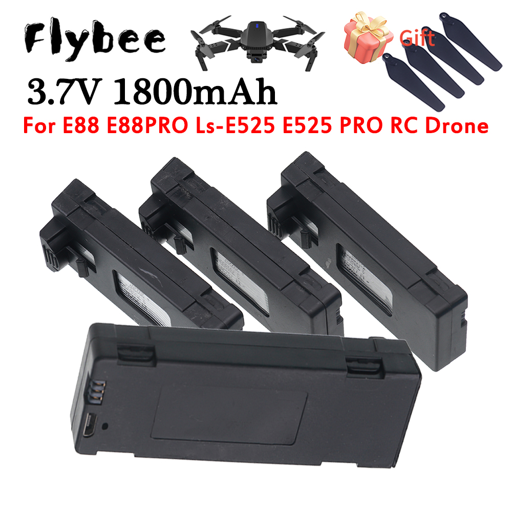 Rc Drone E88 - E88 배터리 충전식 배터리 3.7V 1800mAh