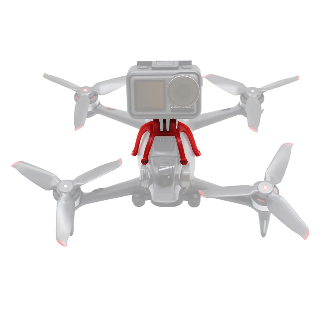3D Printed Drone Part - 액션 카메라 지지대 연결 거치대, 3D
