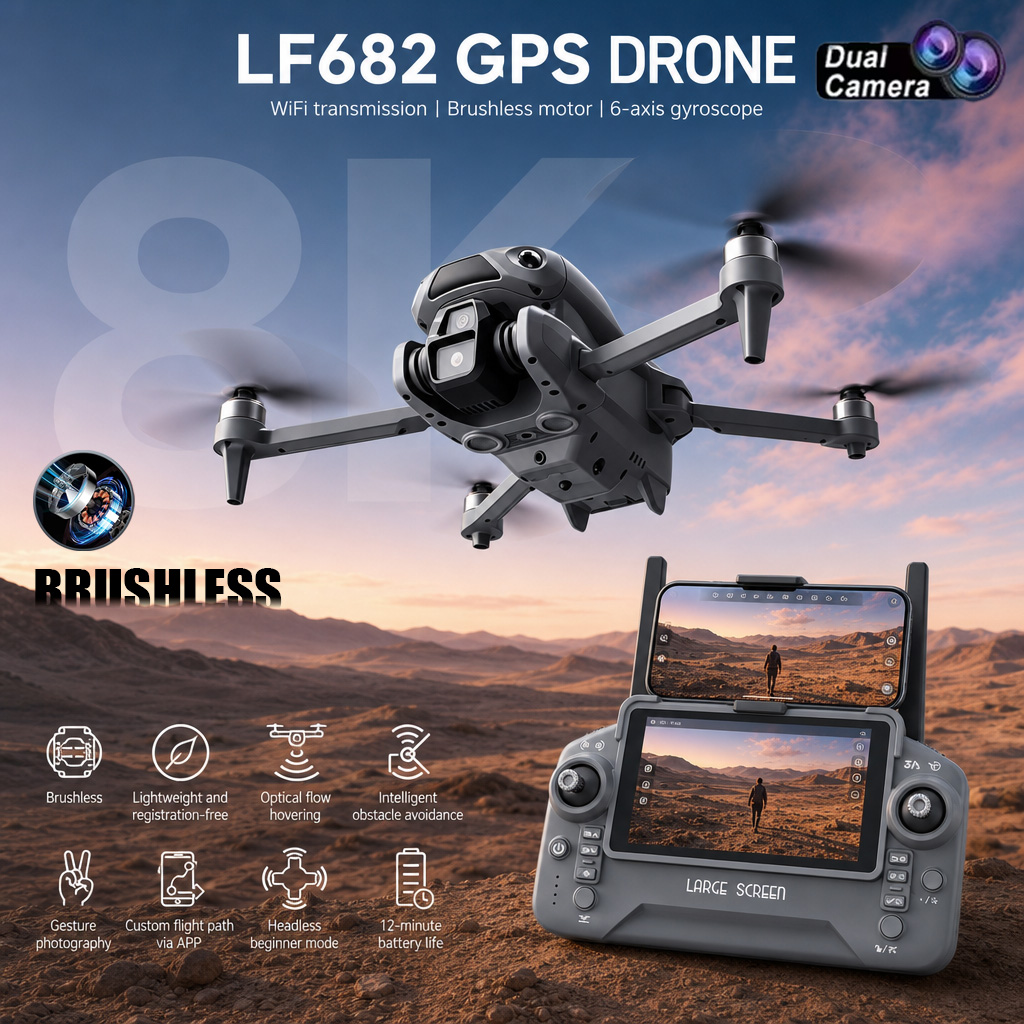 Drone Gps Rc Tt36 - 새로운 LF682 드론 8K 듀얼 카메라