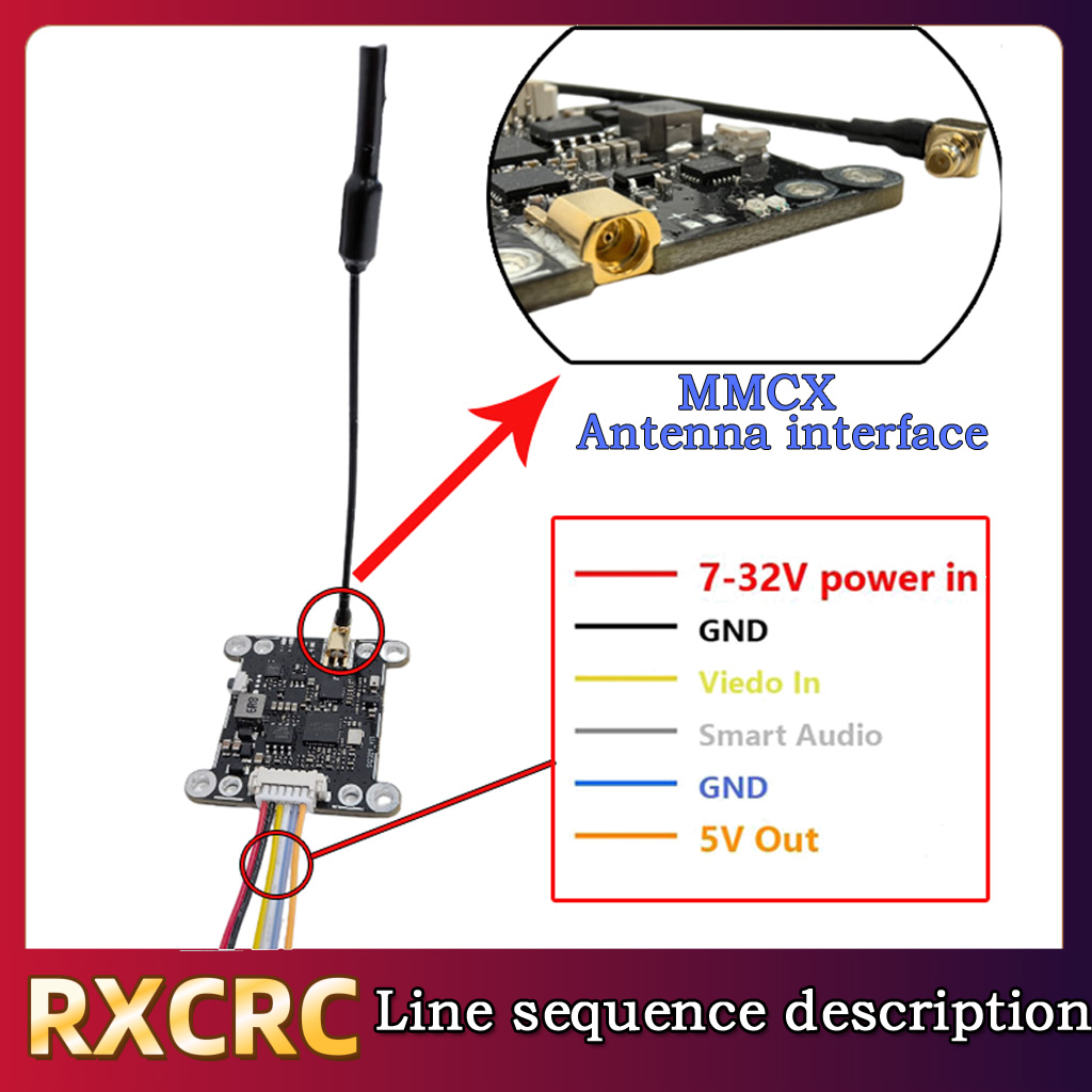 RXCRC 5.8G 모듈 48채널 1.6W VTX 더블 - Receiver Rc Drone 리뷰 및 가격