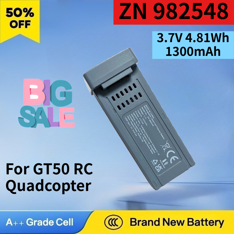 새로운 ZN 982548 3.7V 4.81Wh 1300 - Drone Rc Gt50 리뷰 및 가격