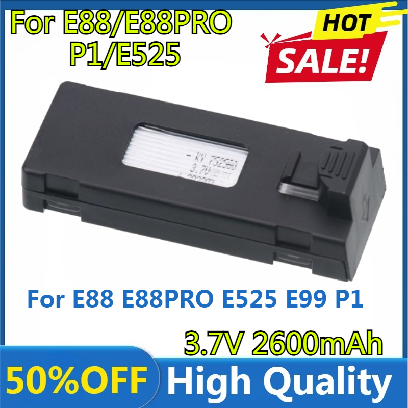 E88 배터리 3.7V 2600mAh 리포 배터리 E8 - Rc Drone E88 리뷰 및 가격