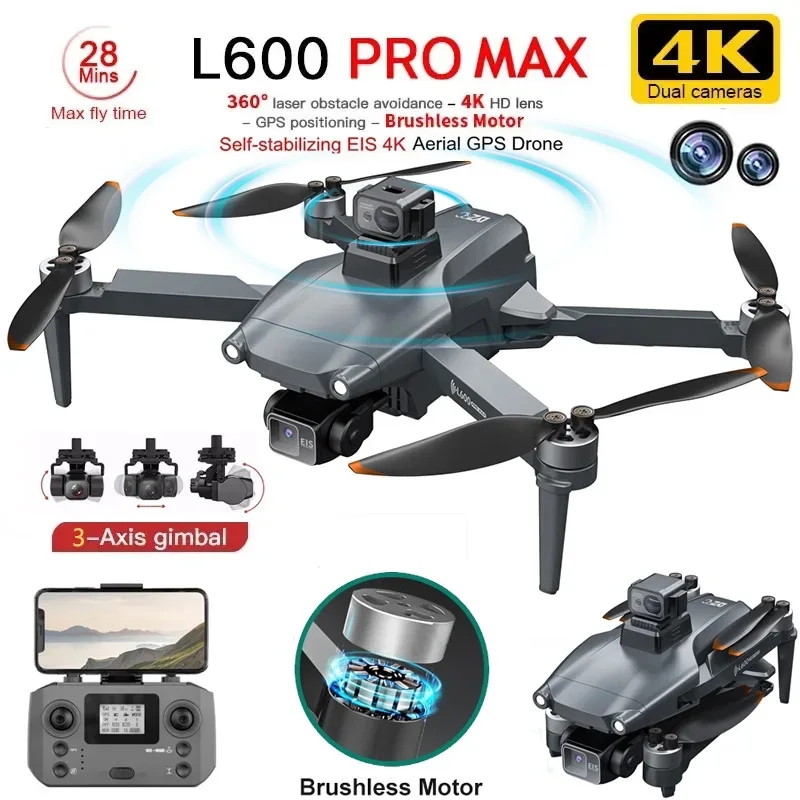 L600 PRO MAX GPS 드론 전문 4K 3축 P - Drone Gps Rc Tt36 리뷰 및 가격