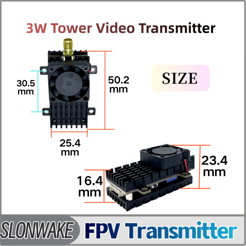 SLONWAKE 5.8G 3000mW 시뮬레이션 VTX - Receiver Rc Drone 리뷰 및 가격