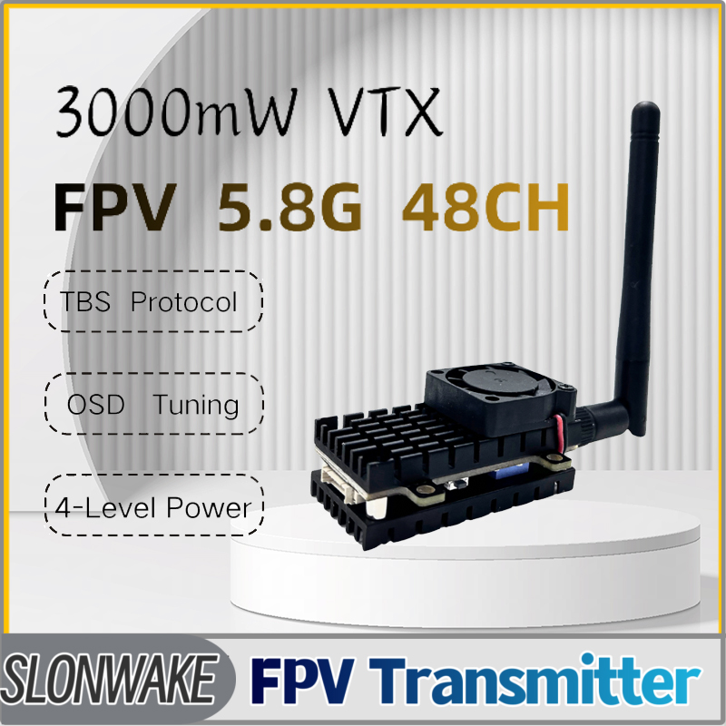 SLONWAKE 5.8G 3000mW 시뮬레이션 VTX - Receiver Rc Drone 리뷰 및 가격