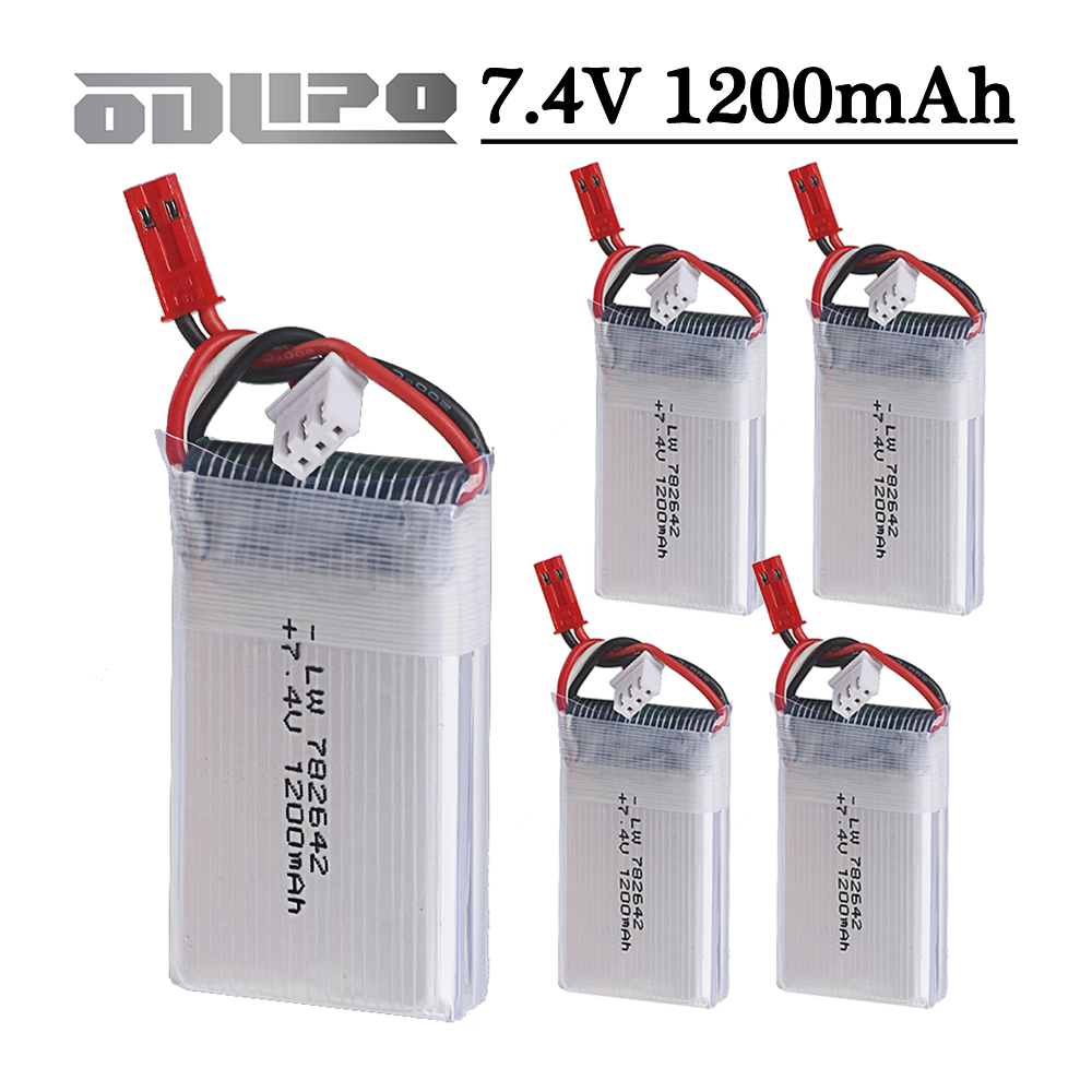 7.4v 1200mah 리포 배터리 JST 플러그 포함 - Drone Mjx Rc 리뷰 및 가격